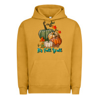 Pigment Peanut Butter Happy Fall Y'all Pumpkins Urban Hoodie - RanaPortraitStore