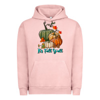 Pigment Salmon Happy Fall Y'all Pumpkins Urban Hoodie - RanaPortraitStore