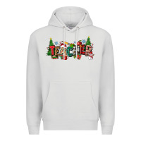 Dove Grey Christmas teacher Premium Hoodie - Zillion Design Studio