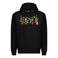 Black Christmas teacher Premium Hoodie - Zillion Design Studio