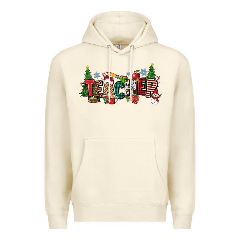 Christmas Teacher Premium Hoodie by Zillion Design Studio | Teevron