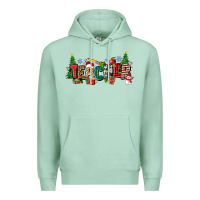 Seafoam Christmas teacher Premium Hoodie - Zillion Design Studio