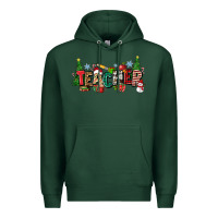 Sports Green Christmas teacher Premium Hoodie - Zillion Design Studio