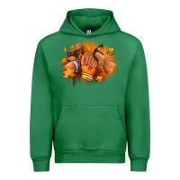 Emerald Fall sneaker and heel afro woman Urban Hoodie - RanaPortraitStore