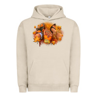 Pigment French Oak Fall sneaker and heel afro woman Urban Hoodie - RanaPortraitStore