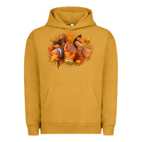 Pigment Peanut Butter Fall sneaker and heel afro woman Urban Hoodie - RanaPortraitStore