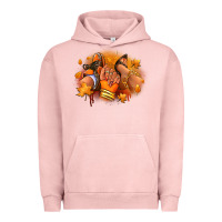 Pigment Salmon Fall sneaker and heel afro woman Urban Hoodie - RanaPortraitStore