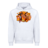 White Fall sneaker and heel afro woman Urban Hoodie - RanaPortraitStore