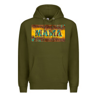 Army Green Mama with gemstone Premium Hoodie - RanaPortraitStore