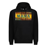 Black Mama with gemstone Premium Hoodie - RanaPortraitStore