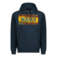 Navy Mama with gemstone Premium Hoodie - RanaPortraitStore