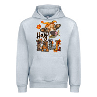 Heather Grey Hay Fall heifer Urban Hoodie - RanaPortraitStore