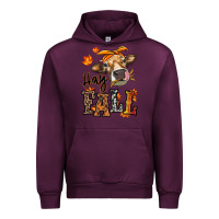 Mauve Wine Hay Fall heifer Urban Hoodie - RanaPortraitStore