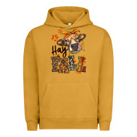 Pigment Peanut Butter Hay Fall heifer Urban Hoodie - RanaPortraitStore