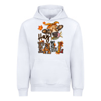 White Hay Fall heifer Urban Hoodie - RanaPortraitStore