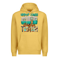 Antique Gold upper class trailer trash Premium Hoodie - texasbilliewilder