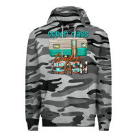 Slate Camo upper class trailer trash Premium Hoodie - texasbilliewilder