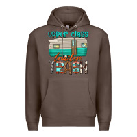 Coffee upper class trailer trash Premium Hoodie - texasbilliewilder