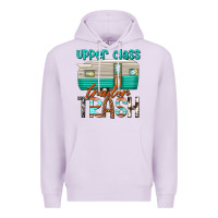 Lilac upper class trailer trash Premium Hoodie - texasbilliewilder