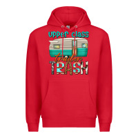 Red upper class trailer trash Premium Hoodie - texasbilliewilder