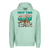 Seafoam upper class trailer trash Premium Hoodie - texasbilliewilder