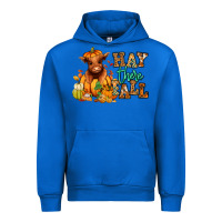 Cobalt Hay there Fall pumpkin heifer Urban Hoodie - RanaPortraitStore