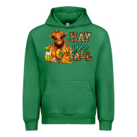 Emerald Hay there Fall pumpkin heifer Urban Hoodie - RanaPortraitStore