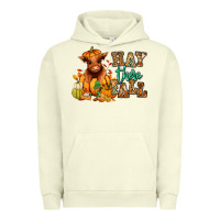 Pigment Pistachio Hay there Fall pumpkin heifer Urban Hoodie - RanaPortraitStore