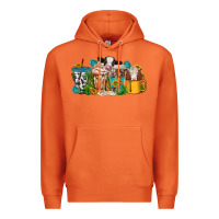 Carrot western cow coffee cup Premium Hoodie - texasbilliewilder