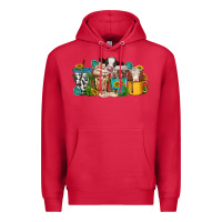 Cardinal western cow coffee cup Premium Hoodie - texasbilliewilder