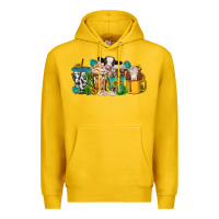 Lemon western cow coffee cup Premium Hoodie - texasbilliewilder