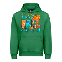 Emerald I love Fall most of all Urban Hoodie - RanaPortraitStore