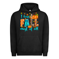 Pigment Black I love Fall most of all Urban Hoodie - RanaPortraitStore