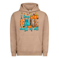 Pigment Burro I love Fall most of all Urban Hoodie - RanaPortraitStore