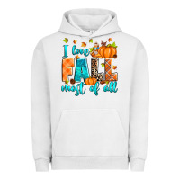 Pigment Lunar Rock I love Fall most of all Urban Hoodie - RanaPortraitStore
