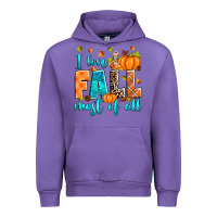 I Love Fall Most Of All Urban Hoodie | Teevron