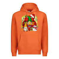 Carrot christmas gnome truck Premium Hoodie - Zillion Design Studio