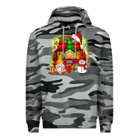 Slate Camo christmas gnome truck Premium Hoodie - Zillion Design Studio