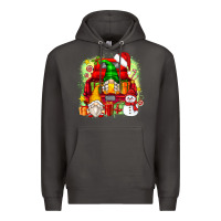 Smoke christmas gnome truck Premium Hoodie - Zillion Design Studio