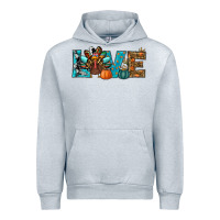 Heather Grey Love Thanksgivings Turkey Urban Hoodie - RanaPortraitStore