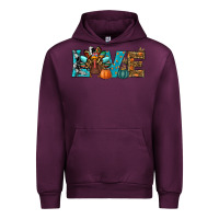 Mauve Wine Love Thanksgivings Turkey Urban Hoodie - RanaPortraitStore