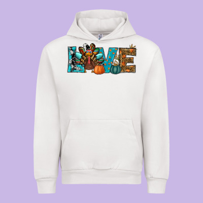 Love Thanksgivings Turkey Urban Hoodie Designed By Ranaportraitstore