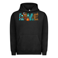 Pigment Black Love Thanksgivings Turkey Urban Hoodie - RanaPortraitStore