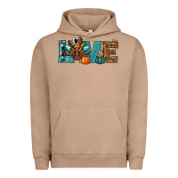 Pigment Burro Love Thanksgivings Turkey Urban Hoodie - RanaPortraitStore