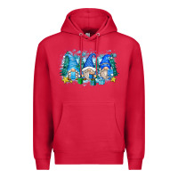 Cardinal snowman gnome Premium Hoodie - Zillion Design Studio