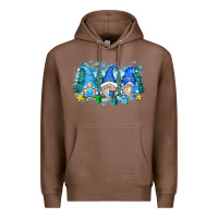 Chestnut snowman gnome Premium Hoodie - Zillion Design Studio
