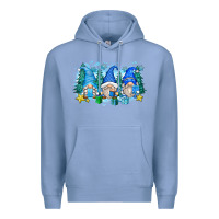 Colony Blue snowman gnome Premium Hoodie - Zillion Design Studio