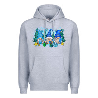 Heather Grey snowman gnome Premium Hoodie - Zillion Design Studio