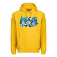 Lemon snowman gnome Premium Hoodie - Zillion Design Studio