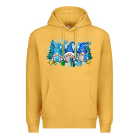 Mustard snowman gnome Premium Hoodie - Zillion Design Studio
